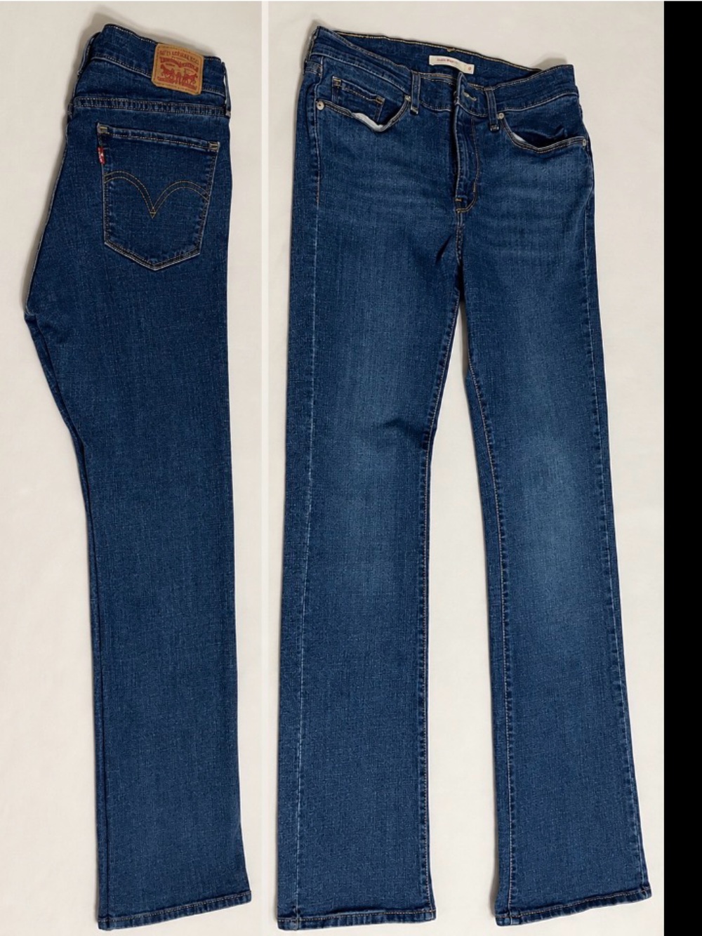 Levi's Women's Bootcut Jeans in Deep Indigo Blue